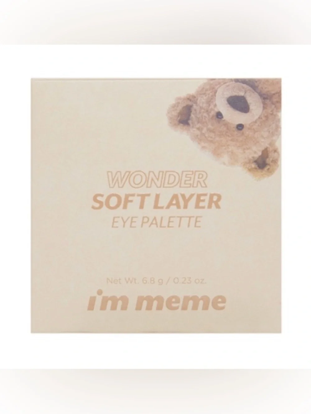 I’m MEME Wonder Soft Layer Eye Palette - 01 My Teddy